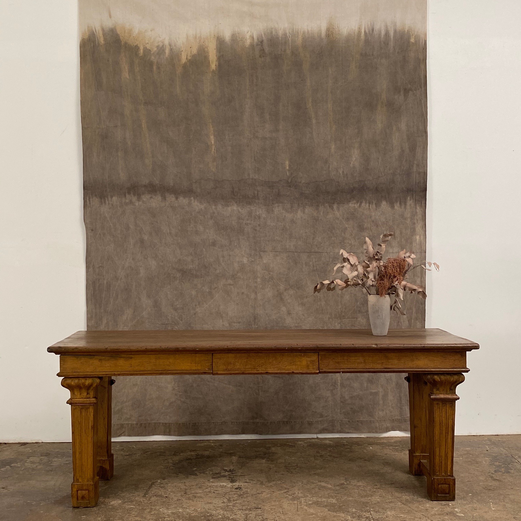 19th-massive-oak-console0001