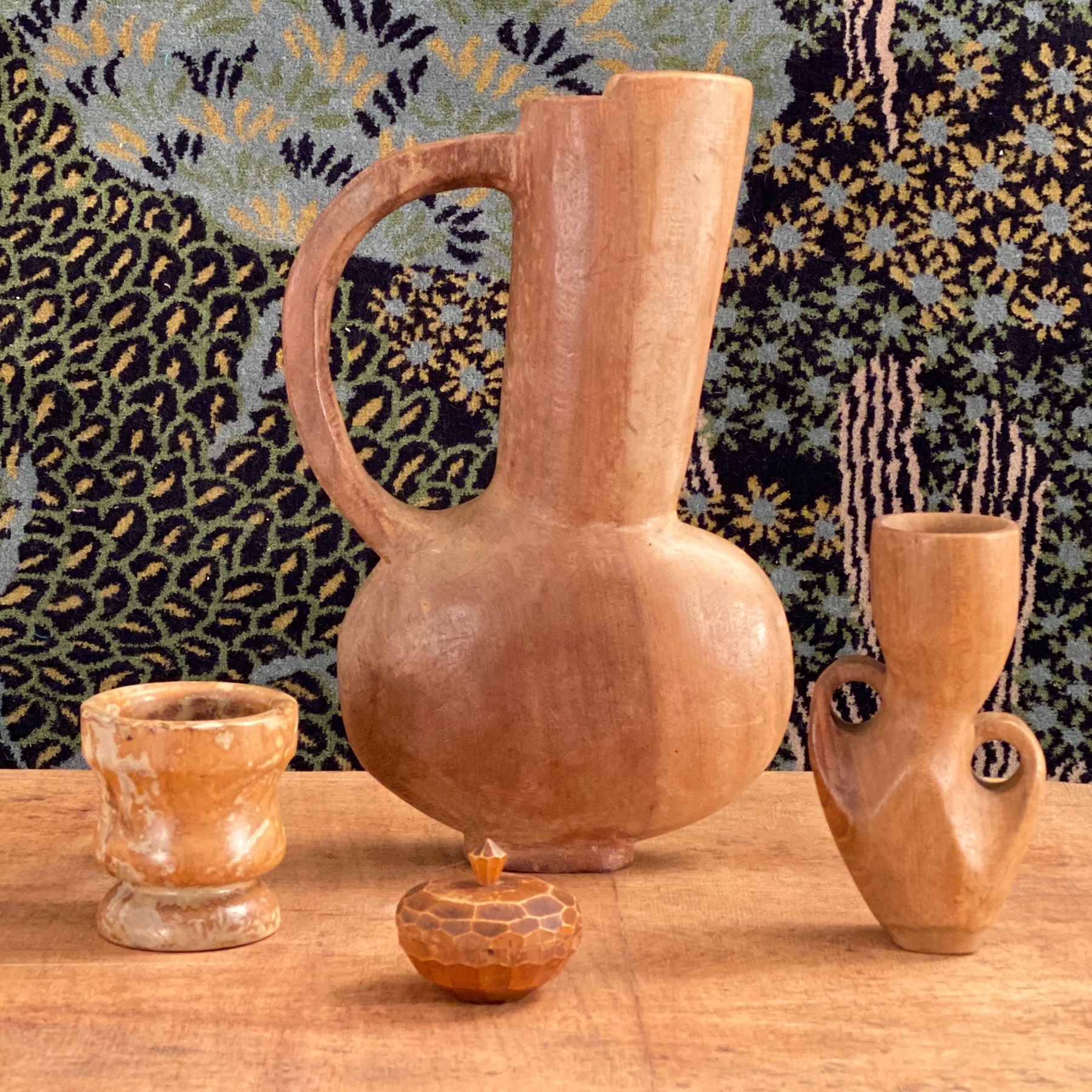 wooden vases collection Objet Vagabond