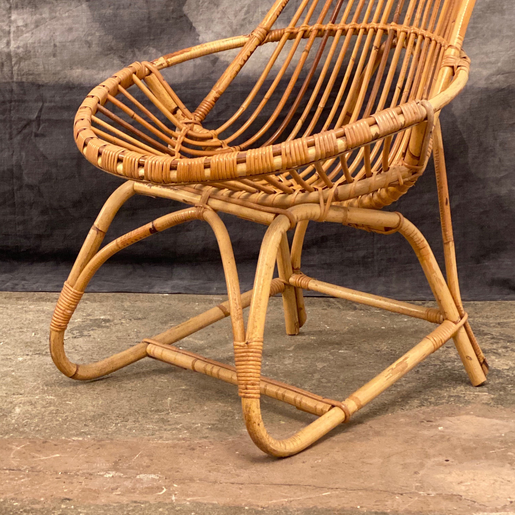 vintage rattan chairs Objet Vagabond