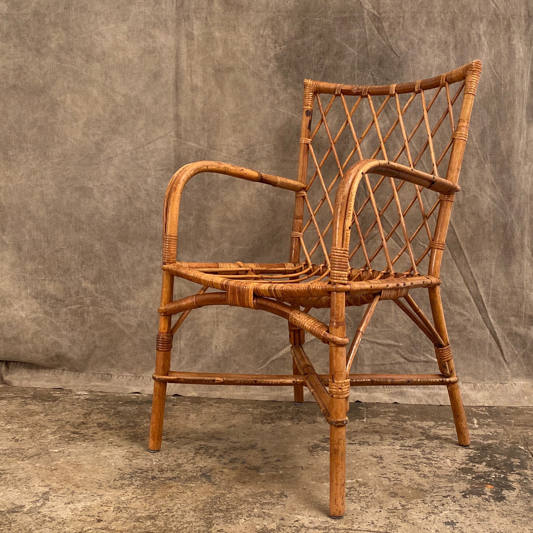 vintage rattan chairs Objet Vagabond
