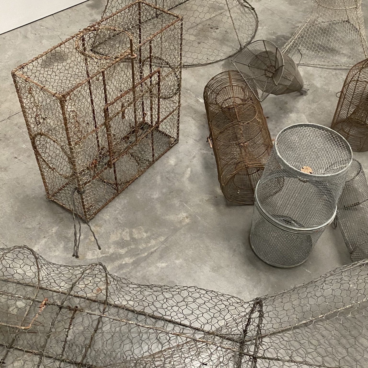 wire fish traps Objet Vagabond